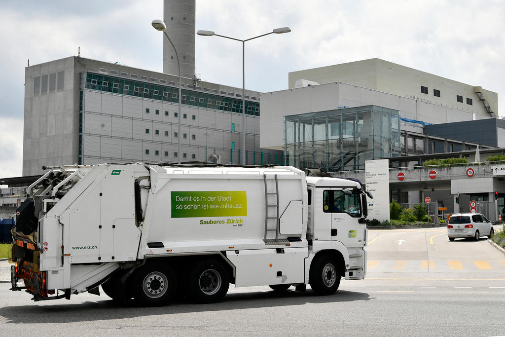 Bin lorry, Waste Disposal and Recycling, Zurich city