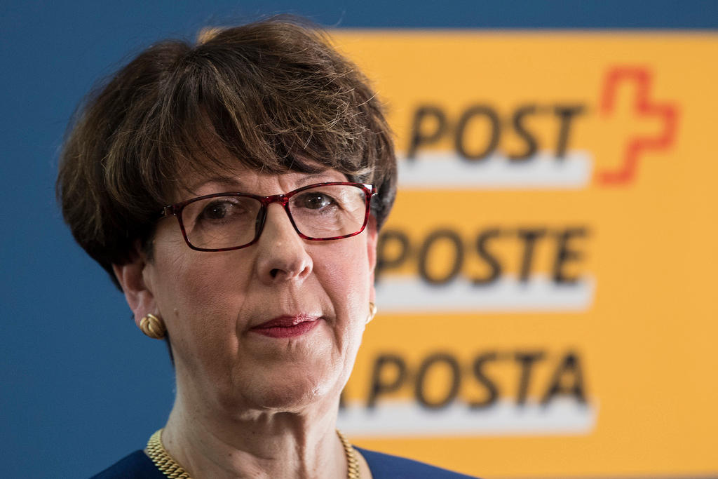 Susanne Ruoff, direttrice della Posta