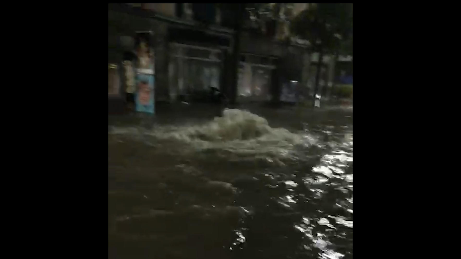 flooded street