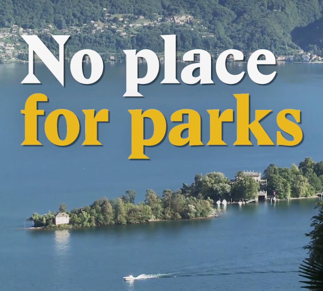 A cover image for a Nouvo video about national parks in Switzerland.