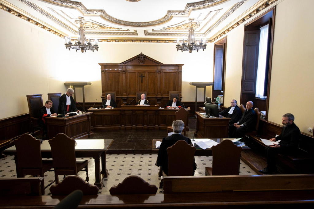 Sala del tribunale vaticano