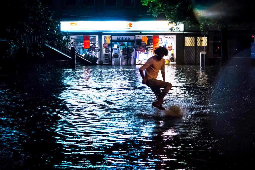 Flooding in Lausanne