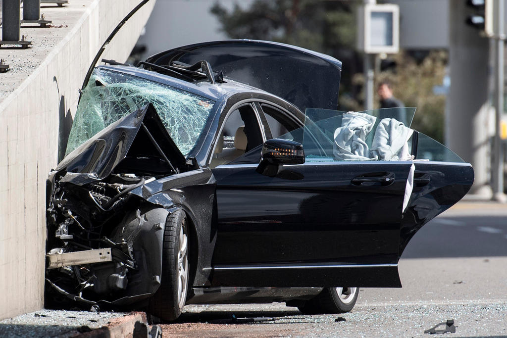 Automóvil accidentado