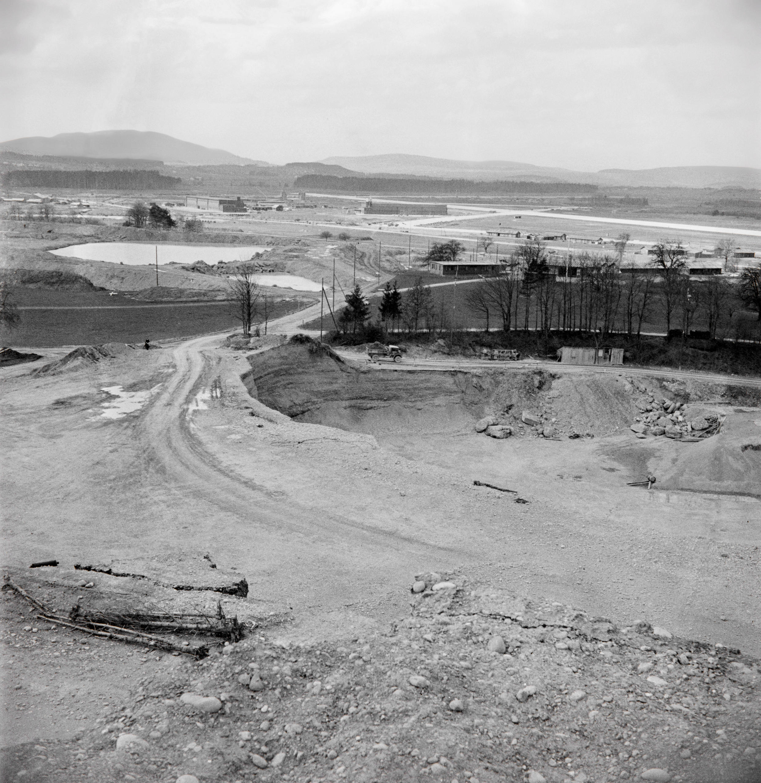 cantiere dell aeroporto nel 1947