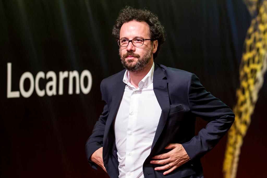 Carlo Chatrian poses during the 2016 Locarno film festival