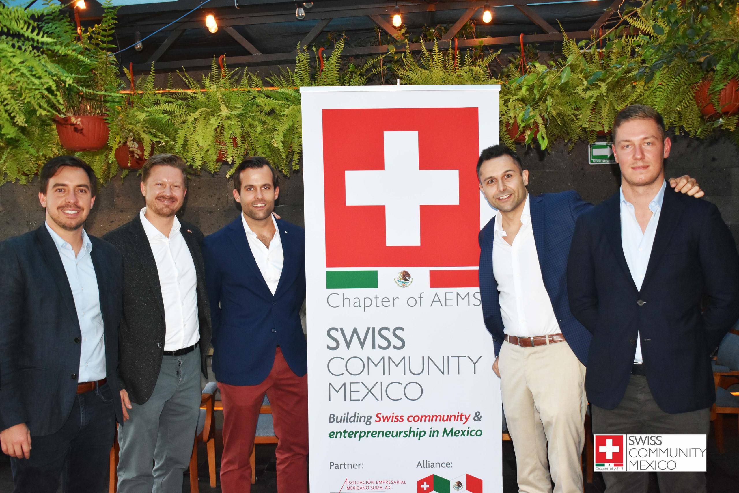 Comité fundador de la Swiss Community Mexico