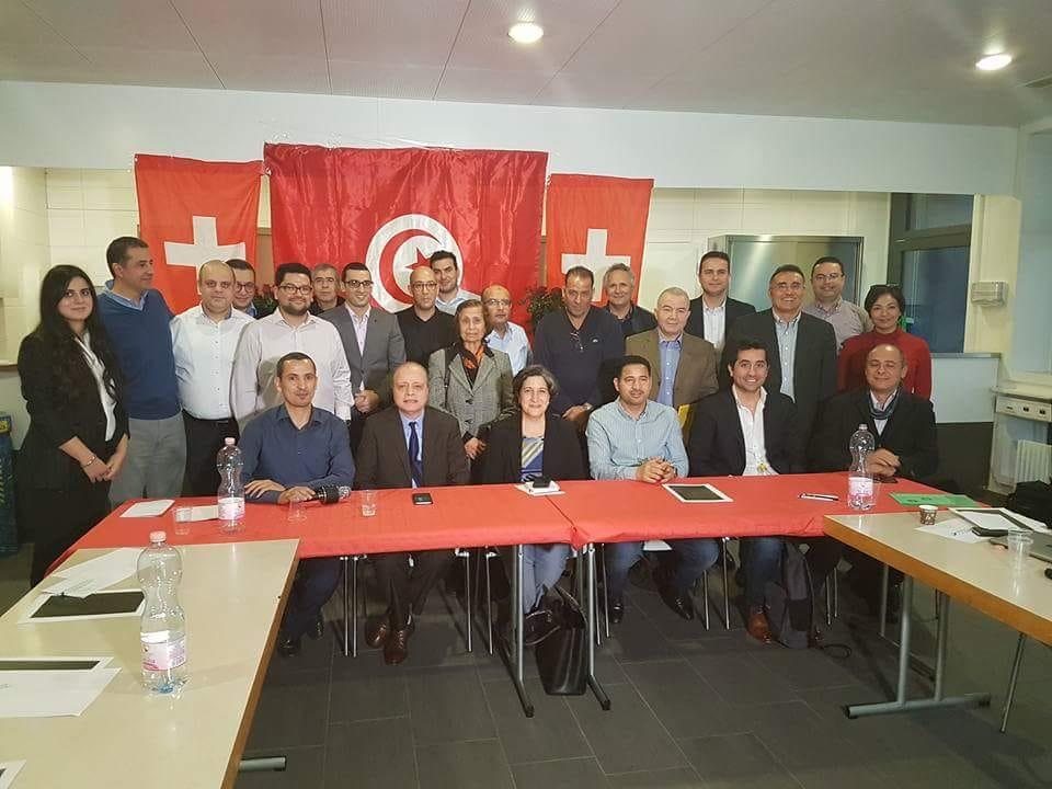أعضاء جمعية الكفاءات التونسية في سويسرا