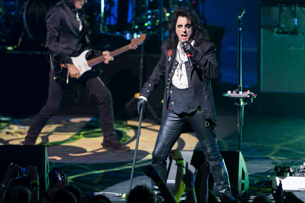 Alice Cooper on stage at Montreux