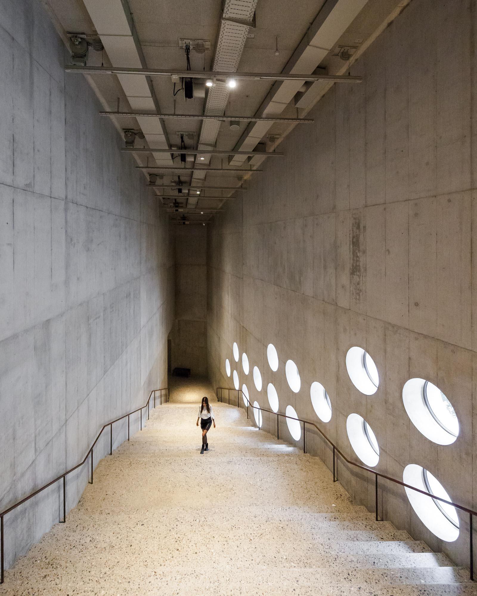 Stair case in a building