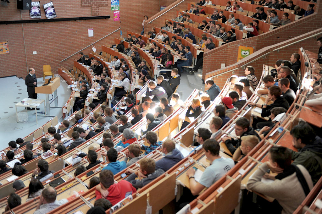 university lecture hall