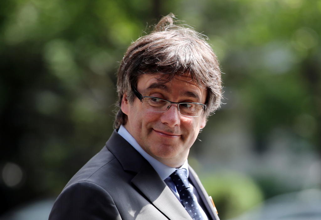 Il volto felice di Carles Puigdemont