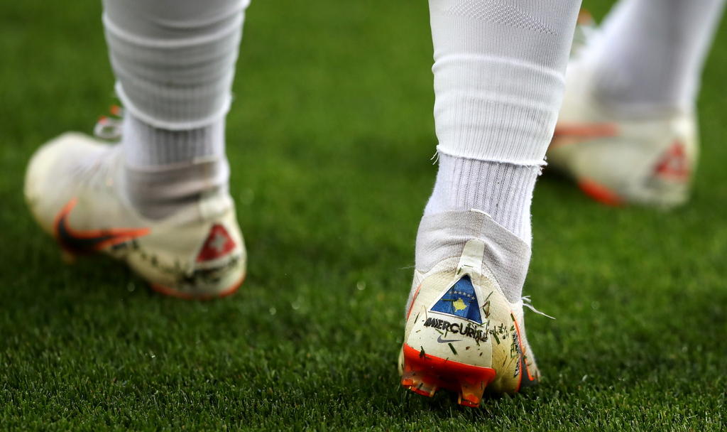 Las botas de Xherdan Shaqiri,