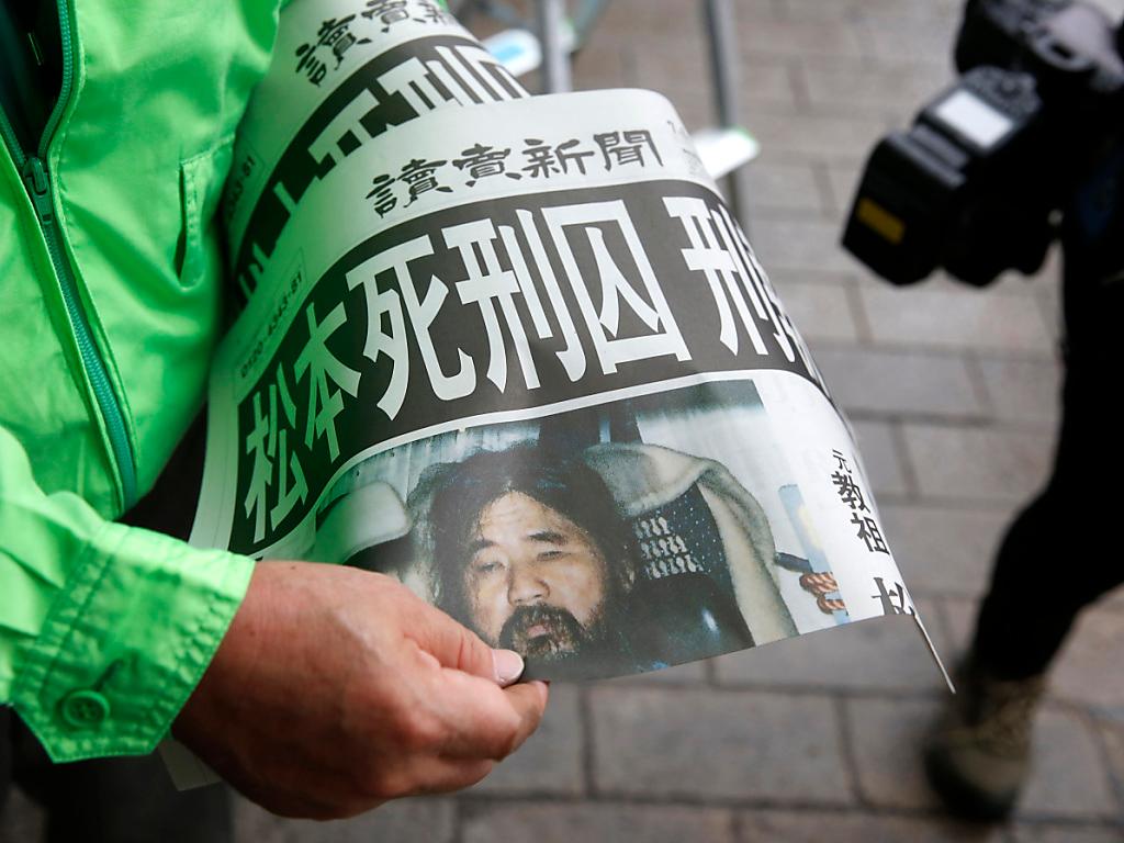 Giappone: giustiziato fondatore culto Aim Shinrikyo - SWI swissinfo.ch