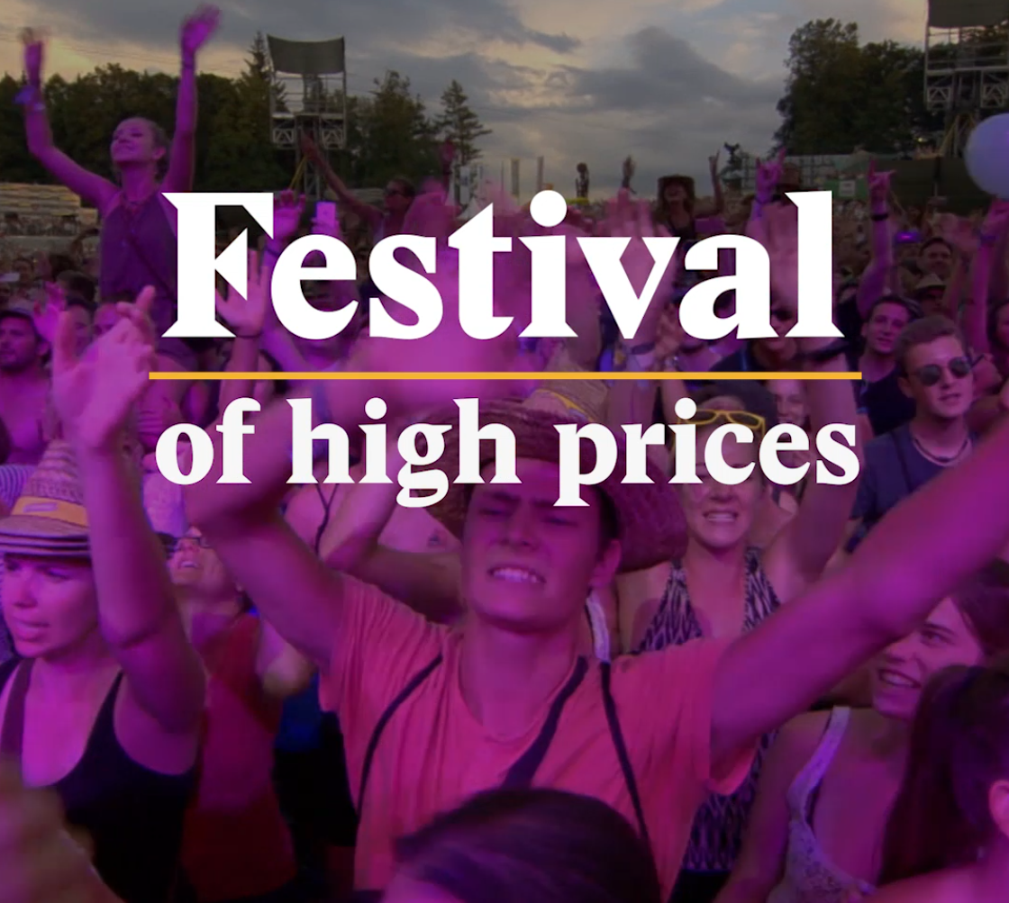 A cover image for a Nouvo video about festival prices in Switzerland.