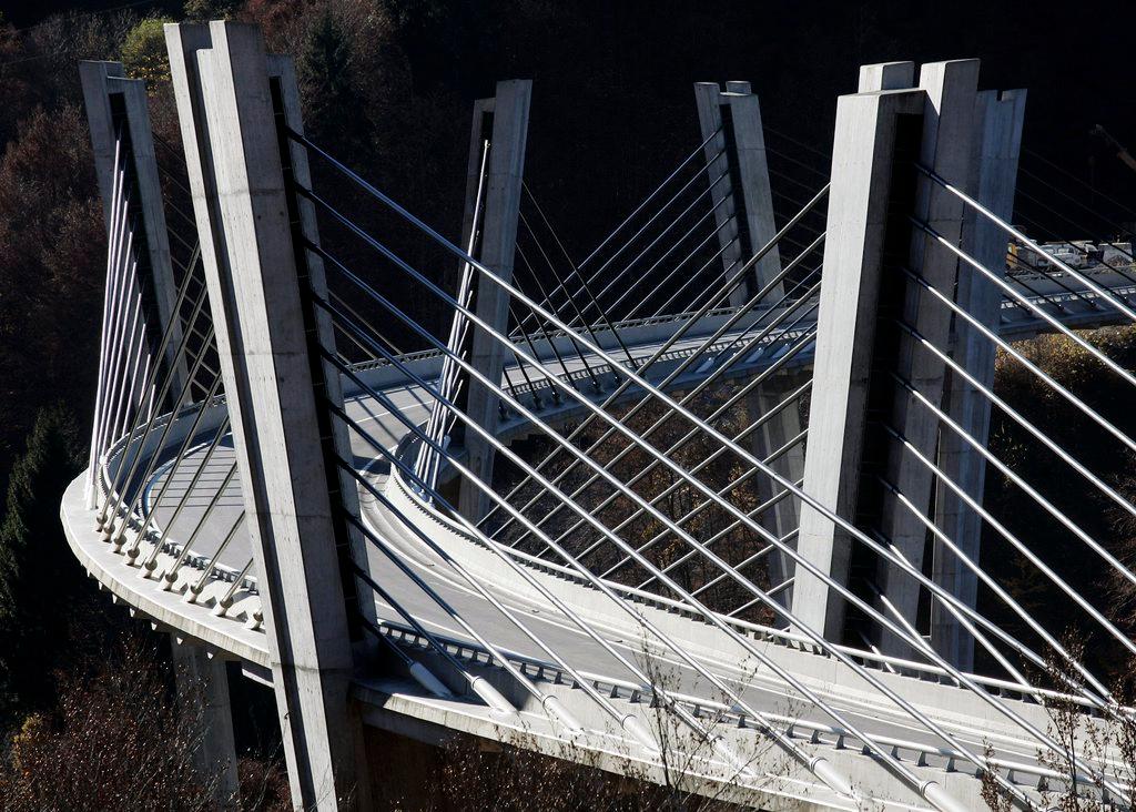 The Sunniberg Bridge near Klosters