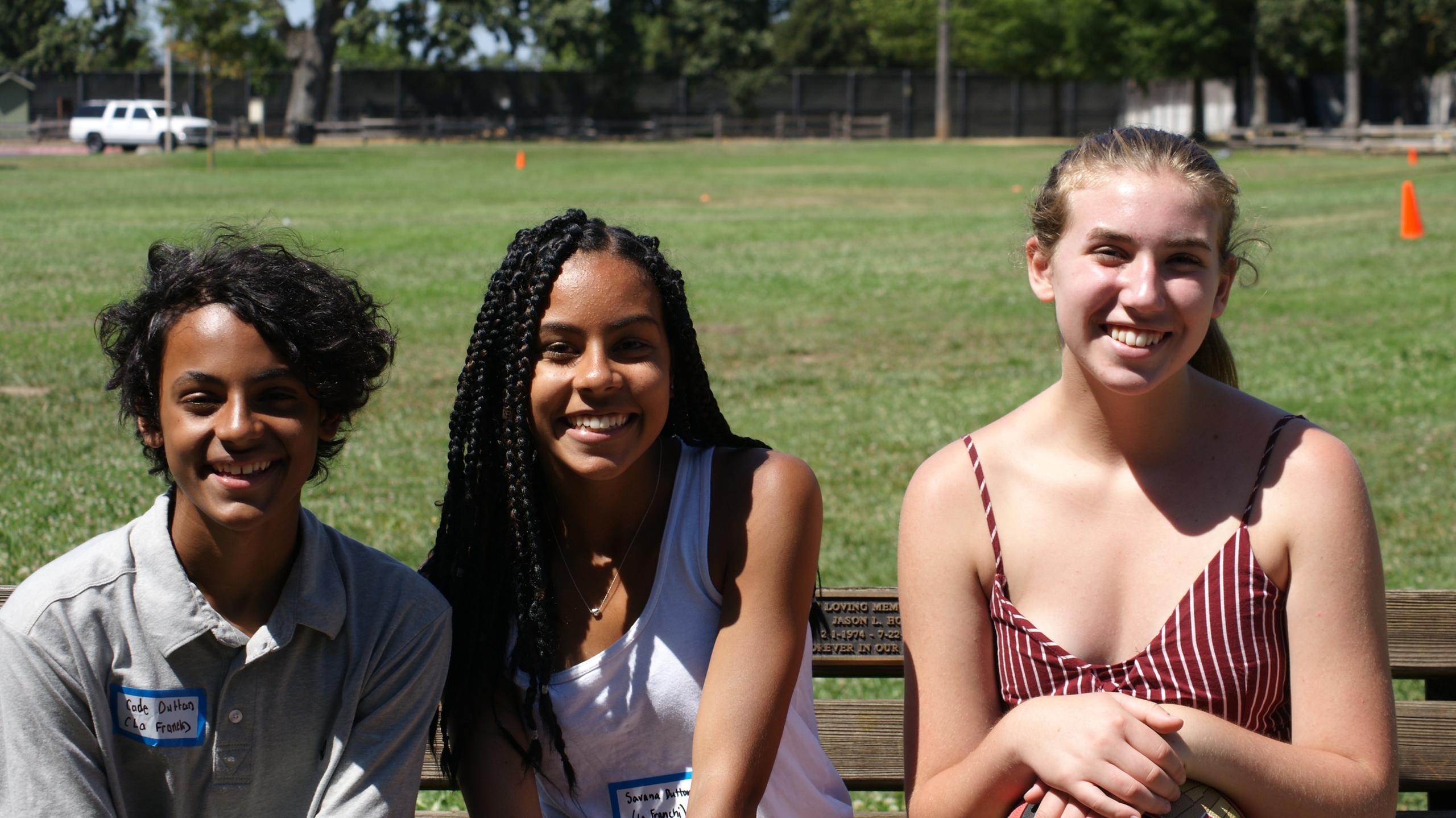 Picture of the three members of the next generation