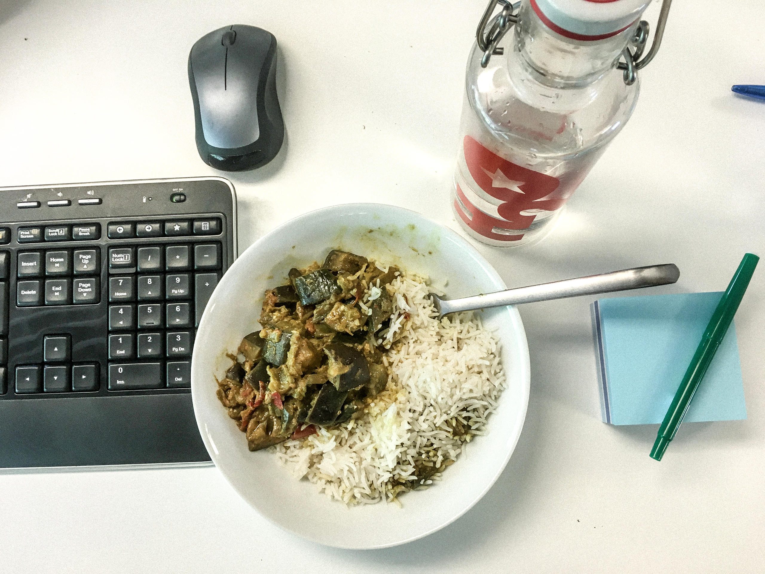 ナスのインドカレー