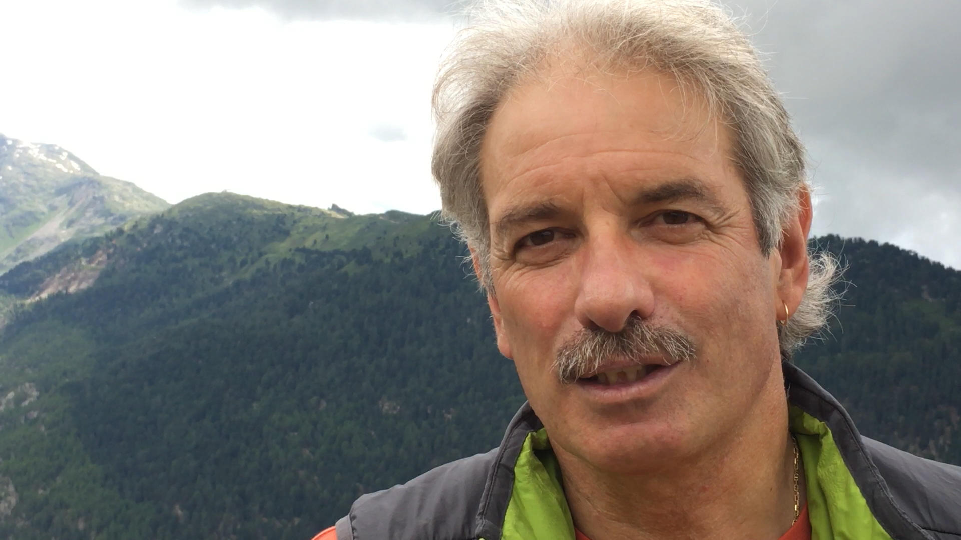 Portrait de Diego Wellig, guide de montagne et politicien