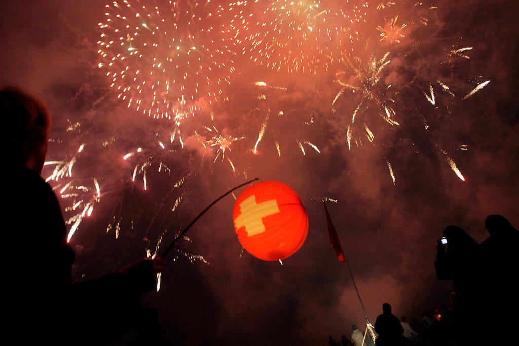 Fireworks over Geneva