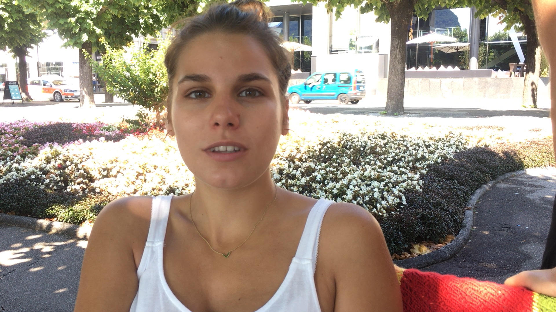 primo piano di una ragazza