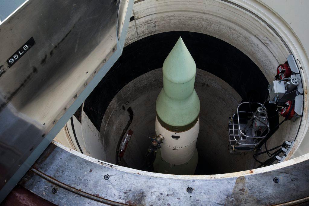 Un missile balistico intercontinentale nella base statunitense in South Dakota