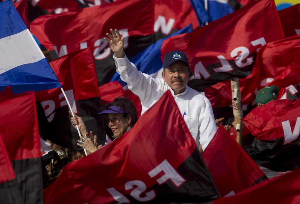 Daniel Ortega, presidente de Nicaragua en celebración del 39 aniversario de la Revolución Sandinista