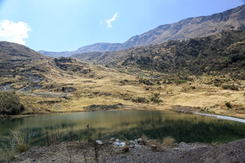 Bacino idrico in montagna