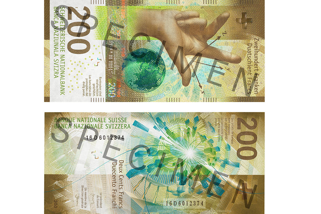 CHF200 banknote