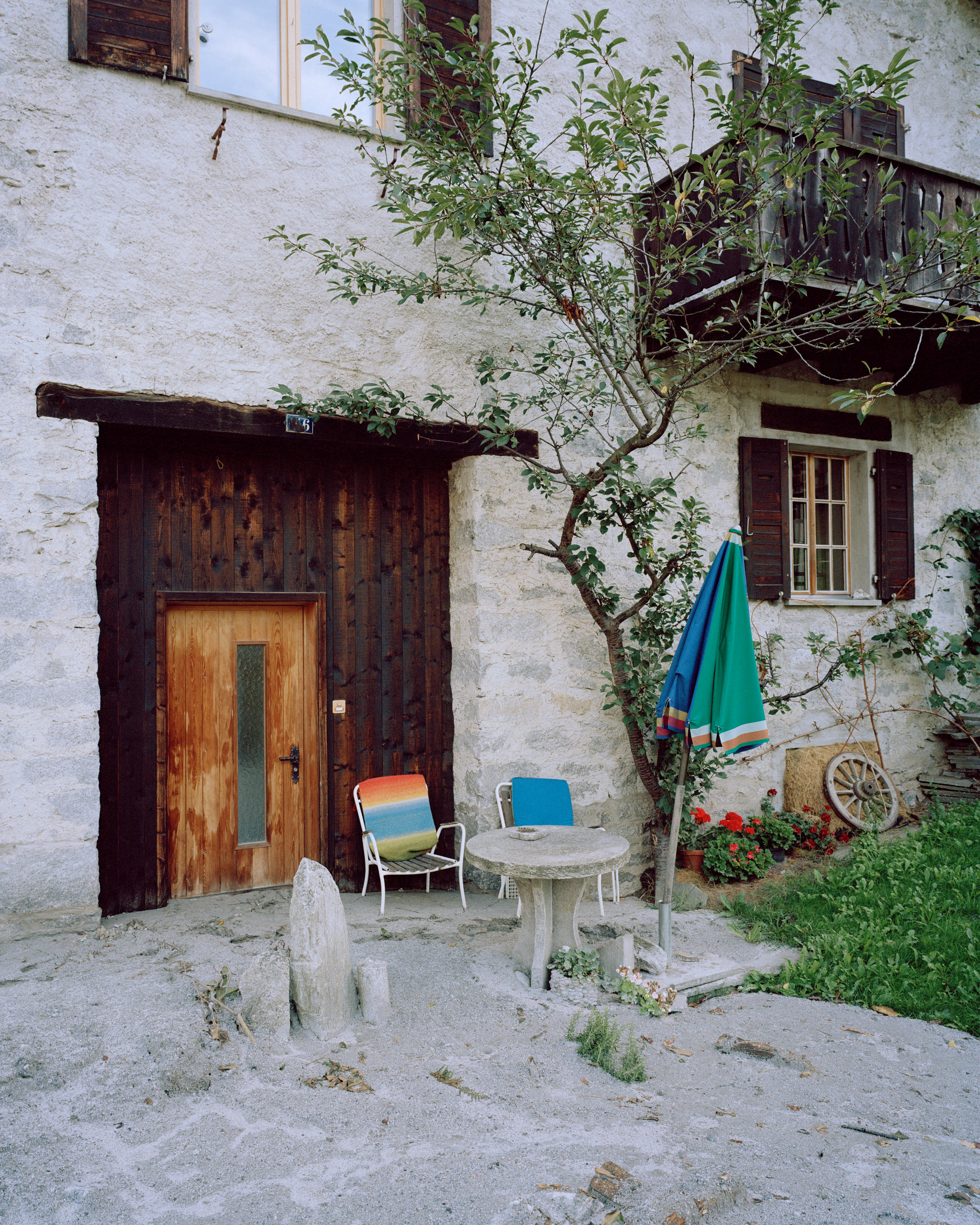 Door to a house
