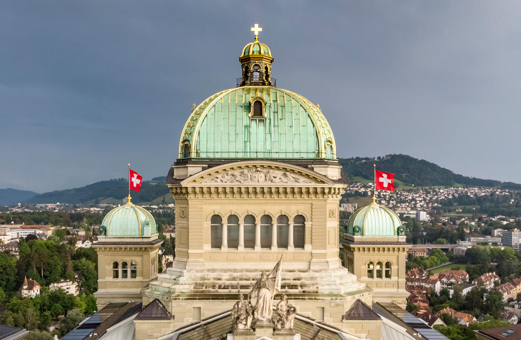 La cupola di Palazzo federale a Berna
