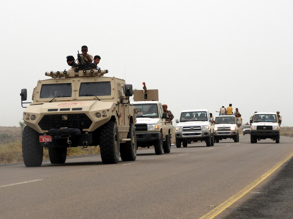 government vehicles in Yemen