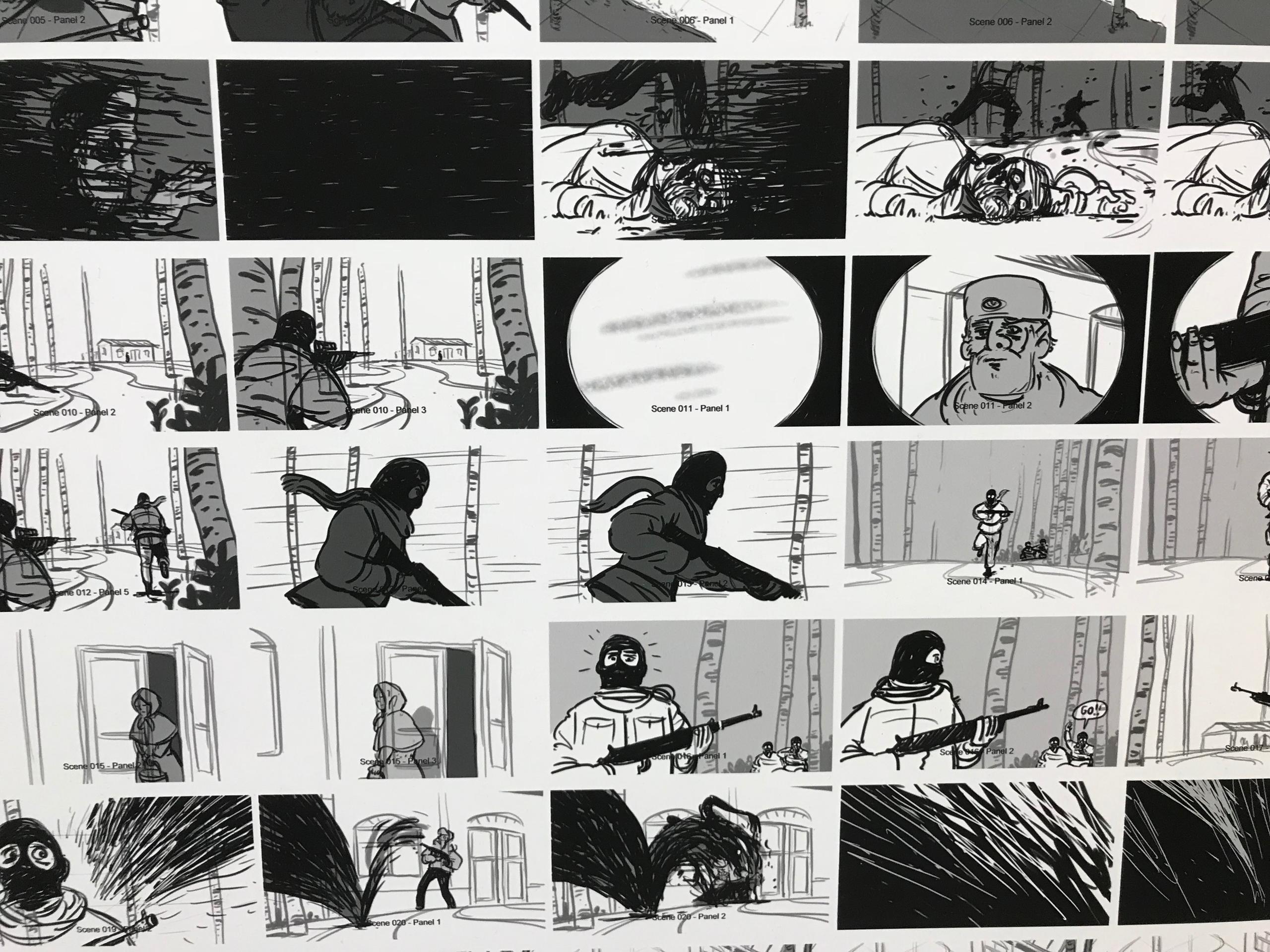 Storyboard for Chris the Swiss