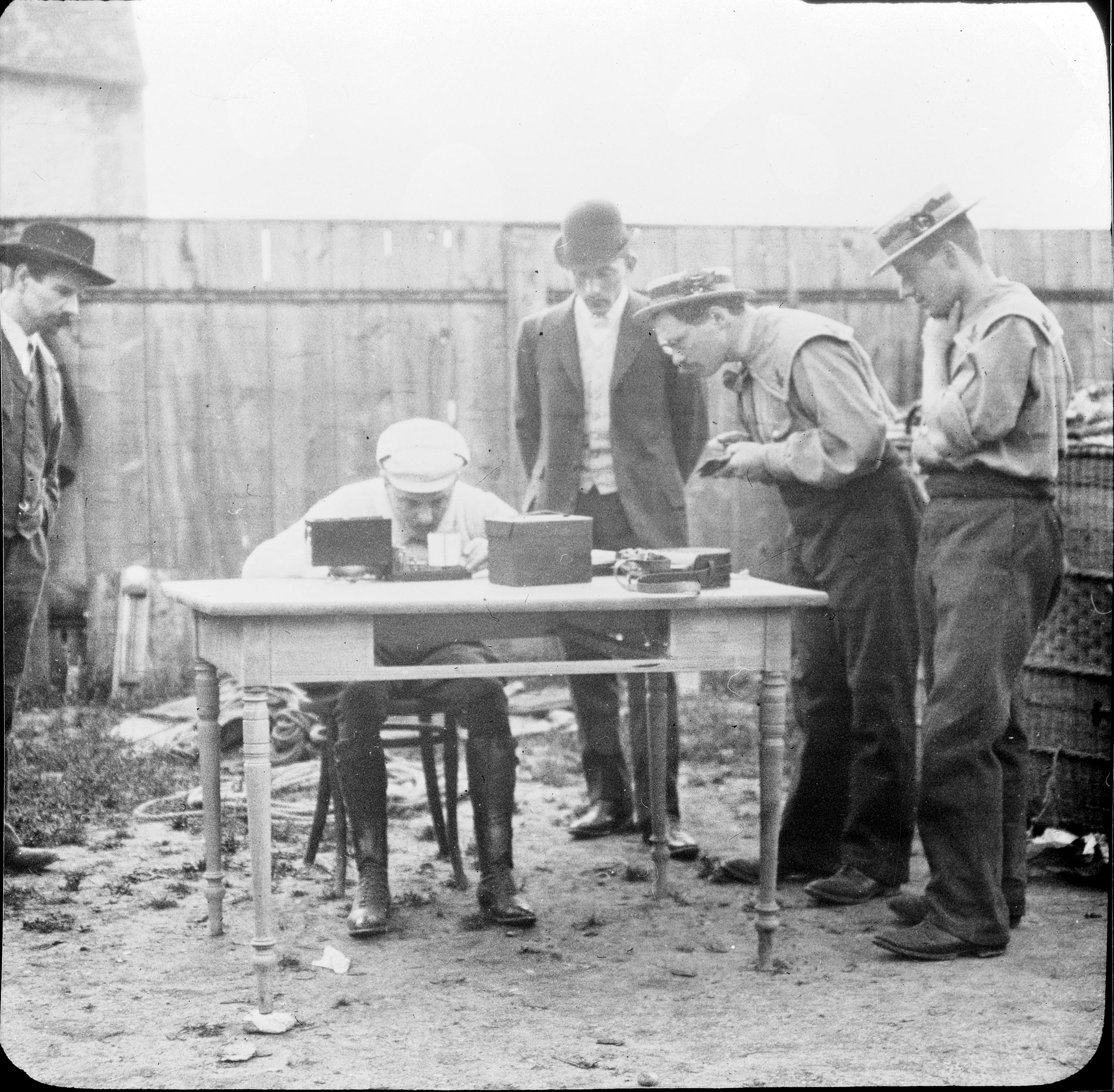 Emil Messner en la Gordon Bennett Cup en Berlin 1908