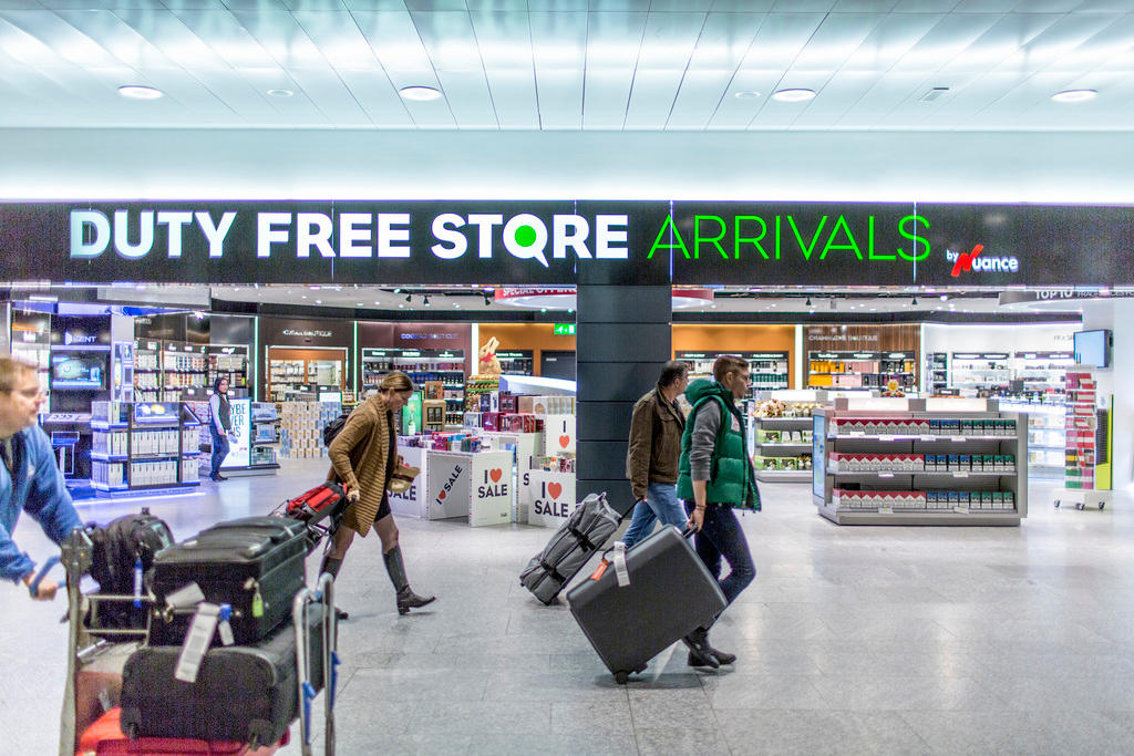 Airport arrivals section