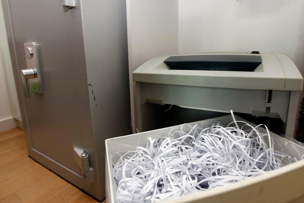 Shredded documents