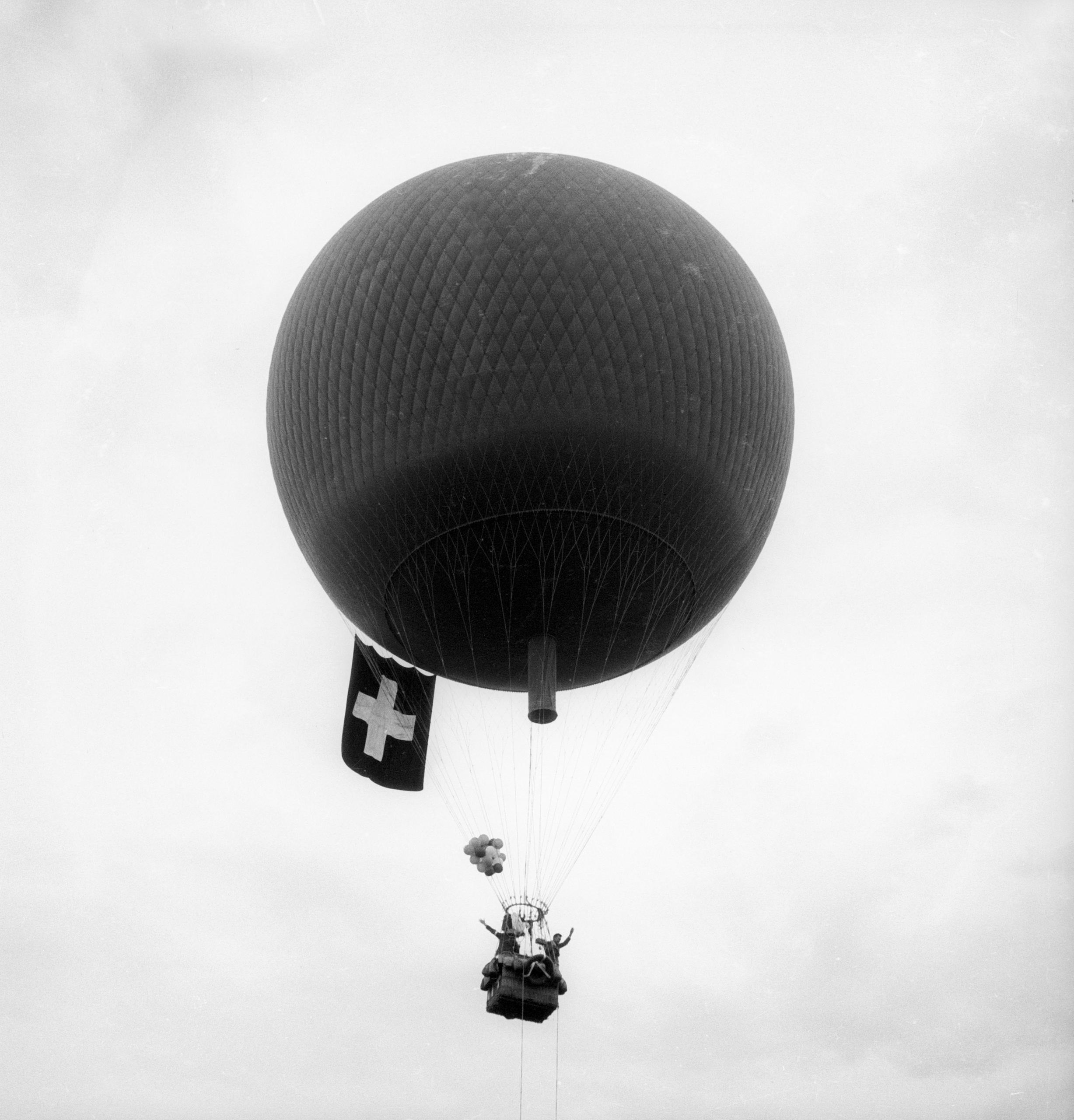 Swiss team at the Gordon Bennett Cup in Basel 1932