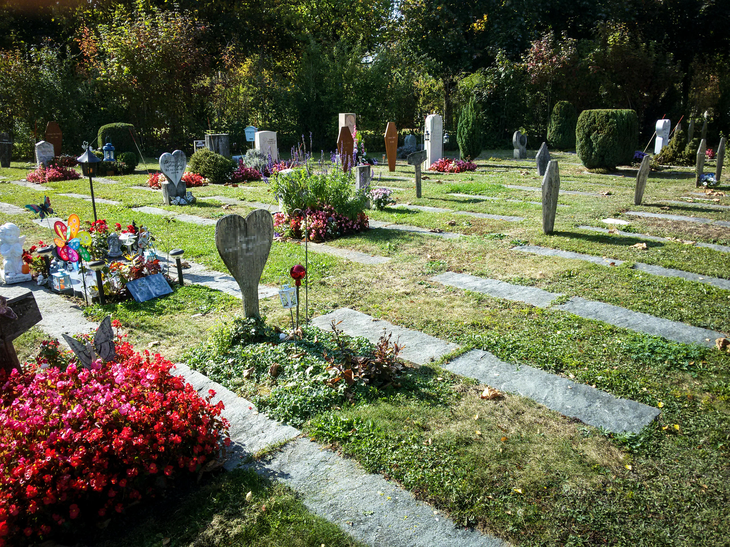 Les tombes musulmanes du cimetière