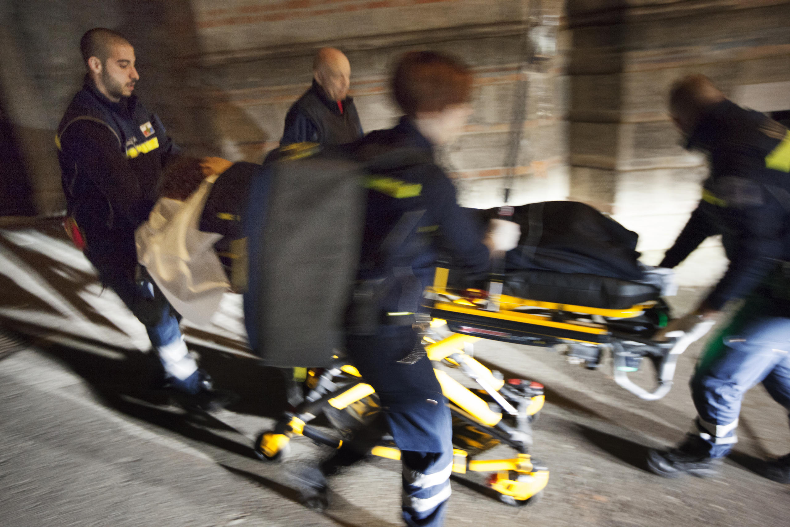 Transport of patient outside