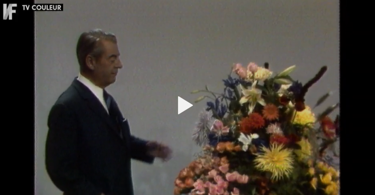 Image du passage de la télévision en couleur