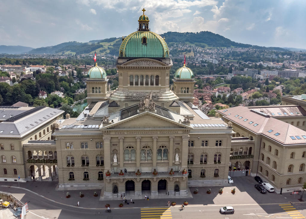 The Swiss federal parliament in Bern