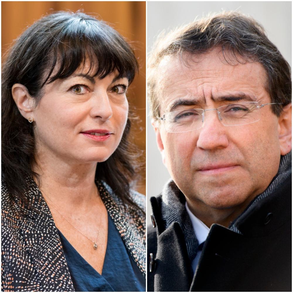 Géraldine Savary und Pascal Broulis