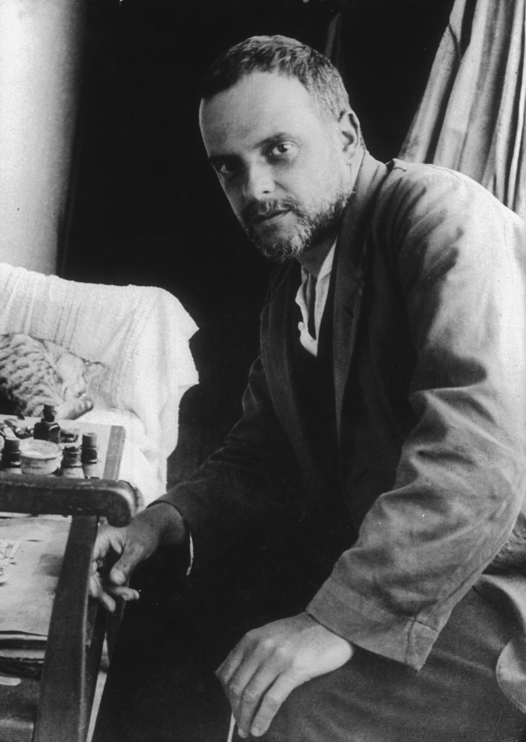 Portrait of painter Paul Klee