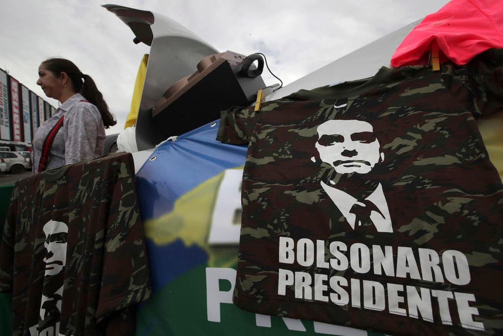 Venda de camisetas de Bolsonaro