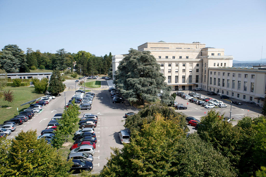 The main building of Palais des Nations (European headquarters of the United Nations)