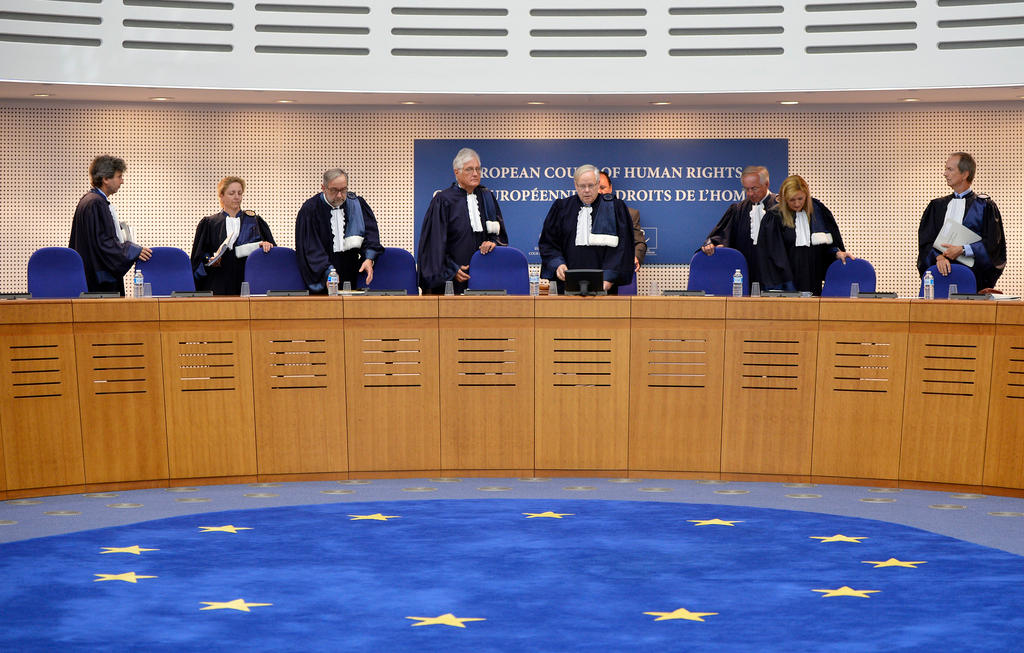 Judges at the European Court of Human Rights in Strasbourg