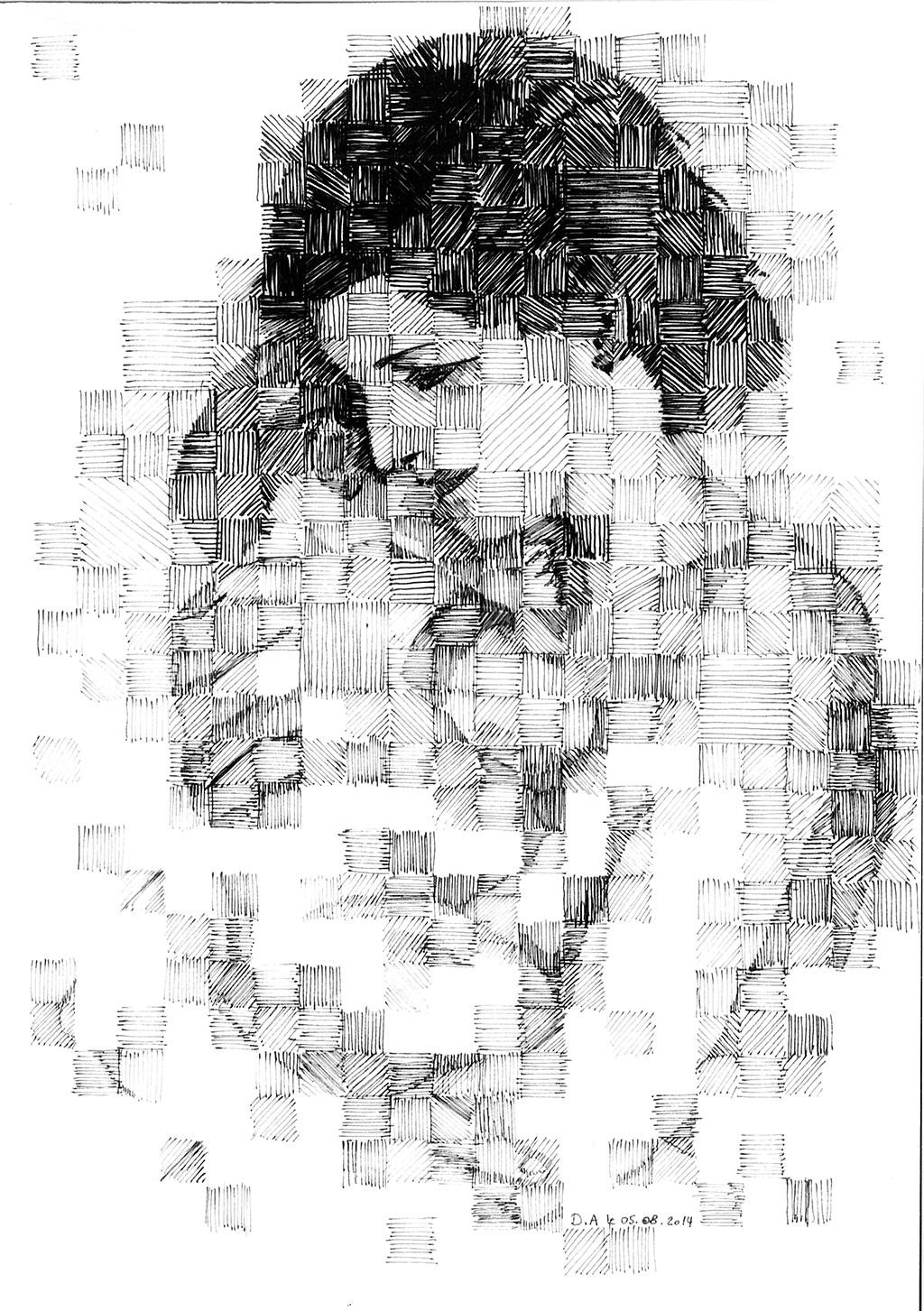 drawing mosaic