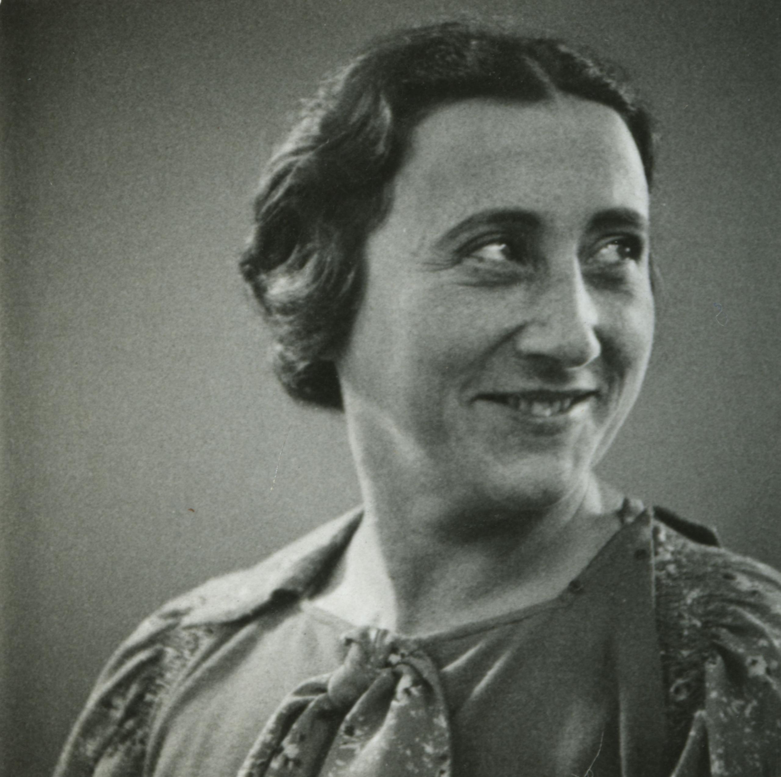 Foto de Edith Frank, madre de Ana.