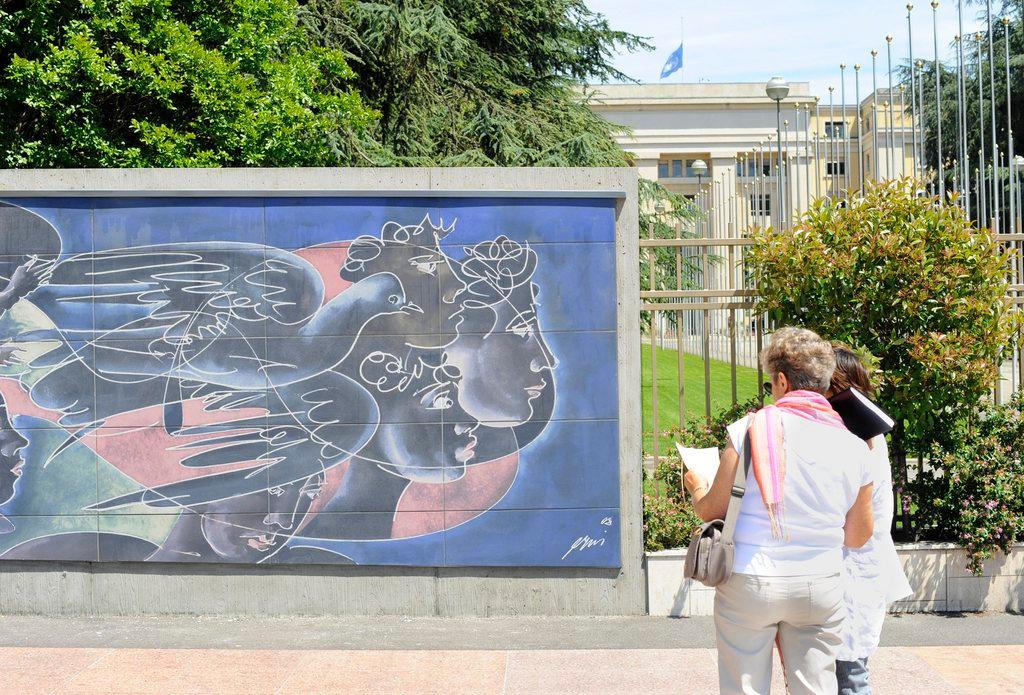 the Palais des Nations United Nations headquarters in Geneva