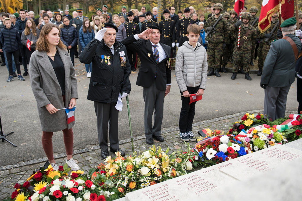 WWI ceremony in Lausanne