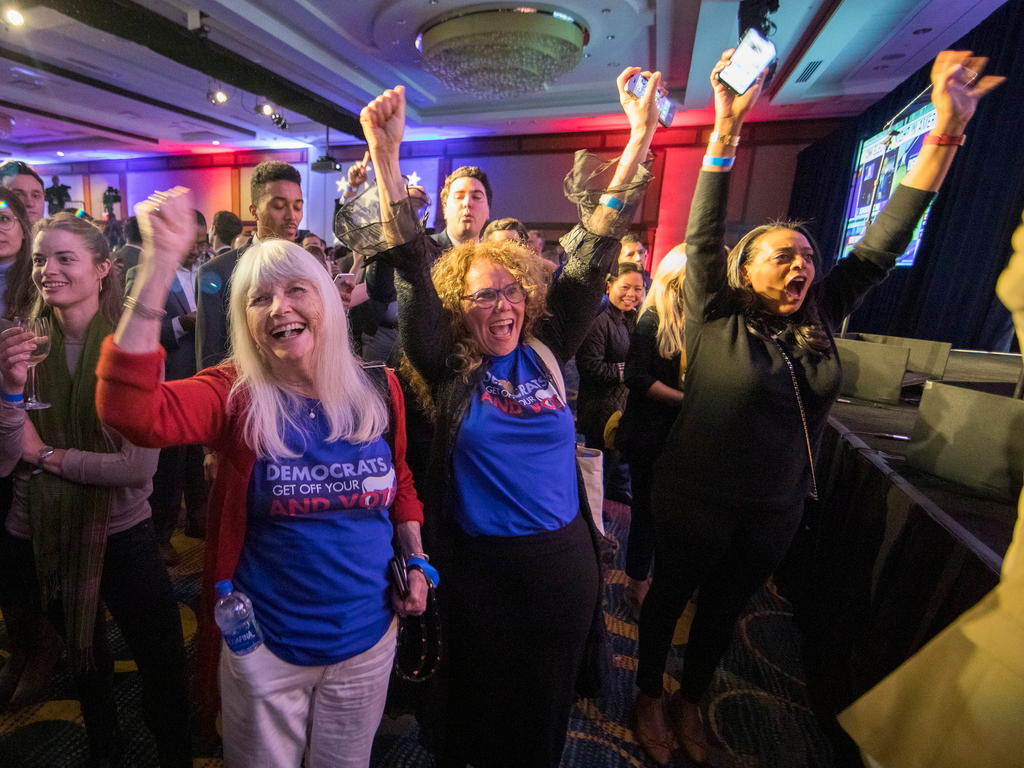 Democrats celebrate